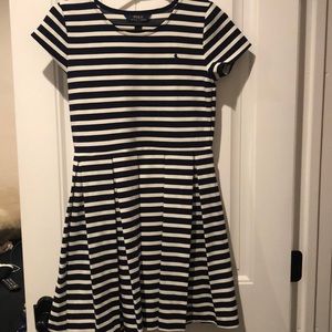 striped polo dress